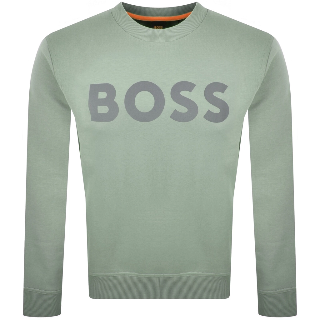 Hugo Boss BOSS We Basic Crew Neck Sweatshirt Green